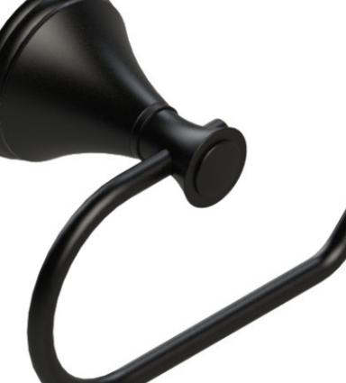 Rubinet 7FJS0 Toilet Paper Holder (Single Post)