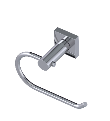Rubinet 7FLA0 Toilet Paper Holder Single Post