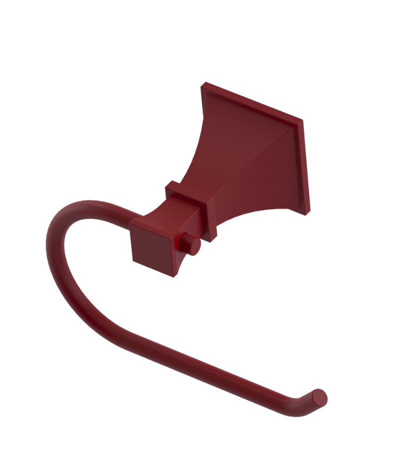 Rubinet 7FMQ0 Toilet Paper Holder (Single Post)