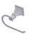 Rubinet 7FMQ0 Toilet Paper Holder (Single Post)