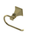 Rubinet 7FMQ0 Toilet Paper Holder (Single Post)