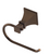 Rubinet 7FMQ0 Toilet Paper Holder (Single Post)