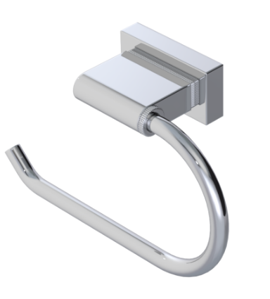 Rubinet 7FRT0 Toiler Paper Holder (Single Post)