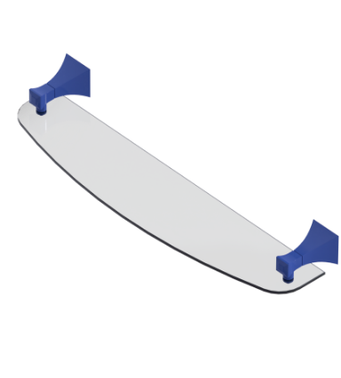 Rubinet 7NIC0 21 Glass Shelf
