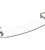 Rubinet 7PMQ0 12 Glass Shelf