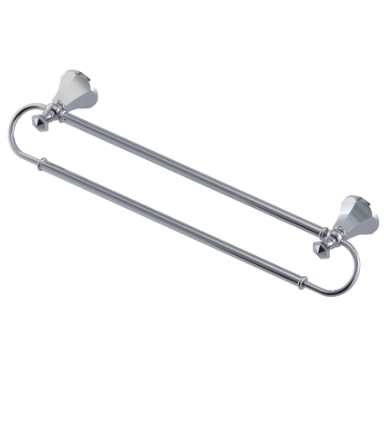Rubinet 7QHX0 Towel Bar 18 Dual