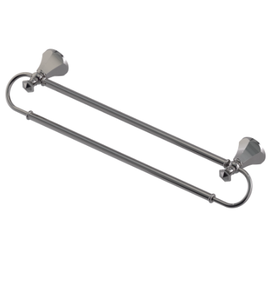 Rubinet 7QHX0 Towel Bar 18 Dual