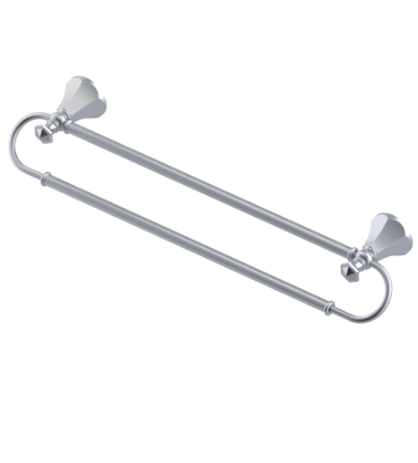 Rubinet 7QHX0 Towel Bar 18 Dual