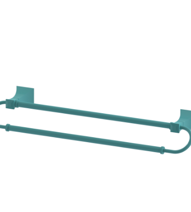 Rubinet 7QIC0 18 Dual Towel Bar