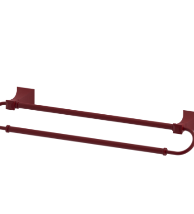 Rubinet 7QIC0 18 Dual Towel Bar