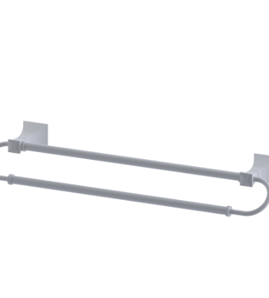 Rubinet 7QIC0 18 Dual Towel Bar