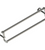 Rubinet 7RRV0 Towel Bar 24 Dual