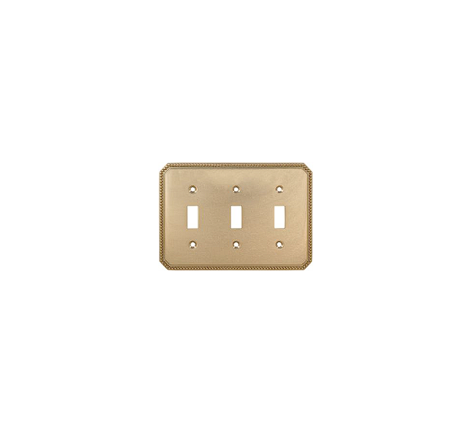 Omnia 8004/T Triple Toggle Switchplate - Parent