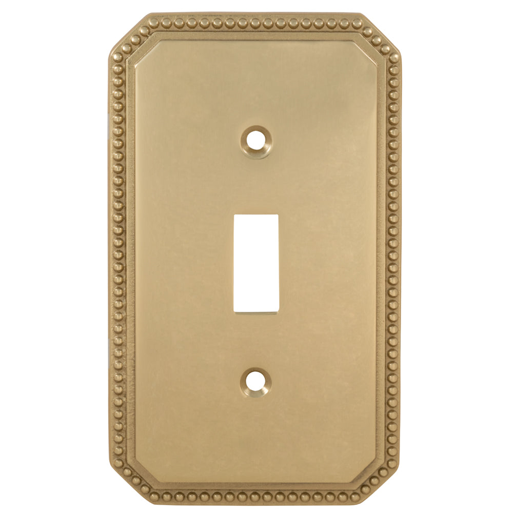 Omnia 8004/S Single Toggle Switchplate
