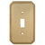 Omnia 8004/S Single Toggle Switchplate