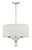 Crystorama 8005-PN Mirage 3 Light Mini Chandelier - Polished Nickel