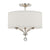 Crystorama 8005-PN_CEILING Mirage 3 Light Ceiling Mount - Polished Nickel