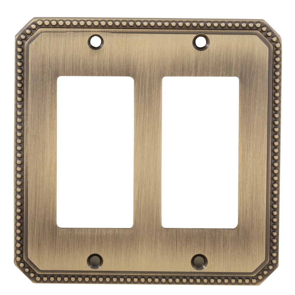 Omnia 8005/D Double Decora Switchplate