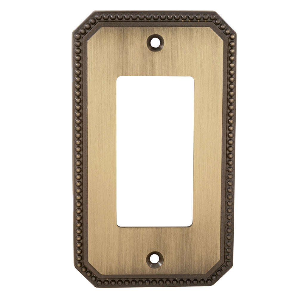 Omnia 8005/S Single Decora Switchplate