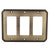 Omnia 8005/T Triple Decora Switchplate