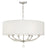 Crystorama 8006-PN Mirage 6 Light Drum Shade Chandelier - Polished Nickel