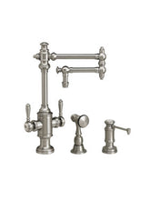 Load image into Gallery viewer, Waterstone 8010-12-2 Towson Two Handle Kitchen Faucet - 12&quot; Articulated Spout 2pc. Suite