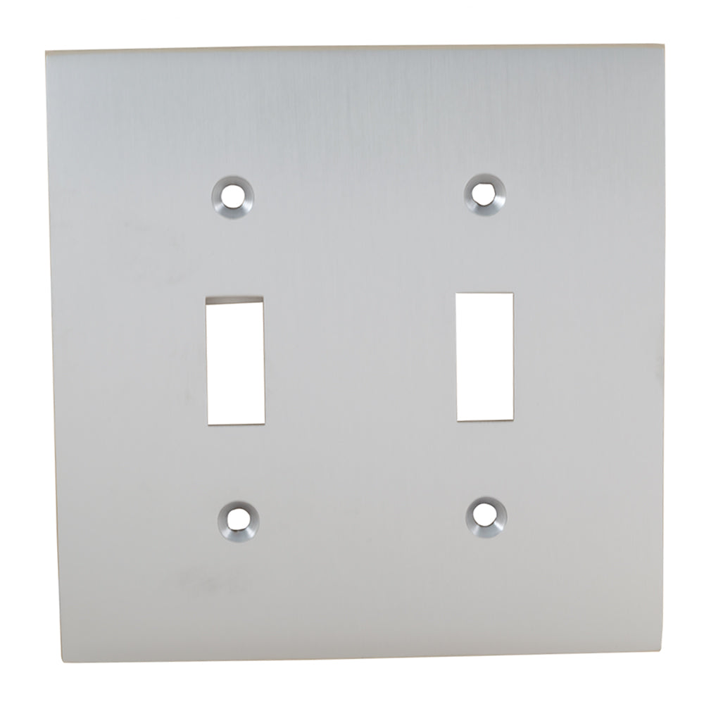Omnia 8012/D Double Toggle Switchplate