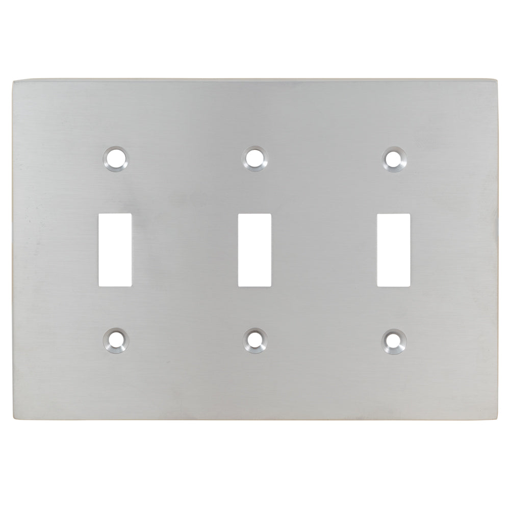 Omnia 8012/T Triple Toggle Switchplate