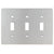 Omnia 8012/T Triple Toggle Switchplate