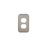 Omnia 8014/R Receptacle Switchplate