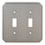 Omnia 8014/D Double Toggle Switchplate - Parent