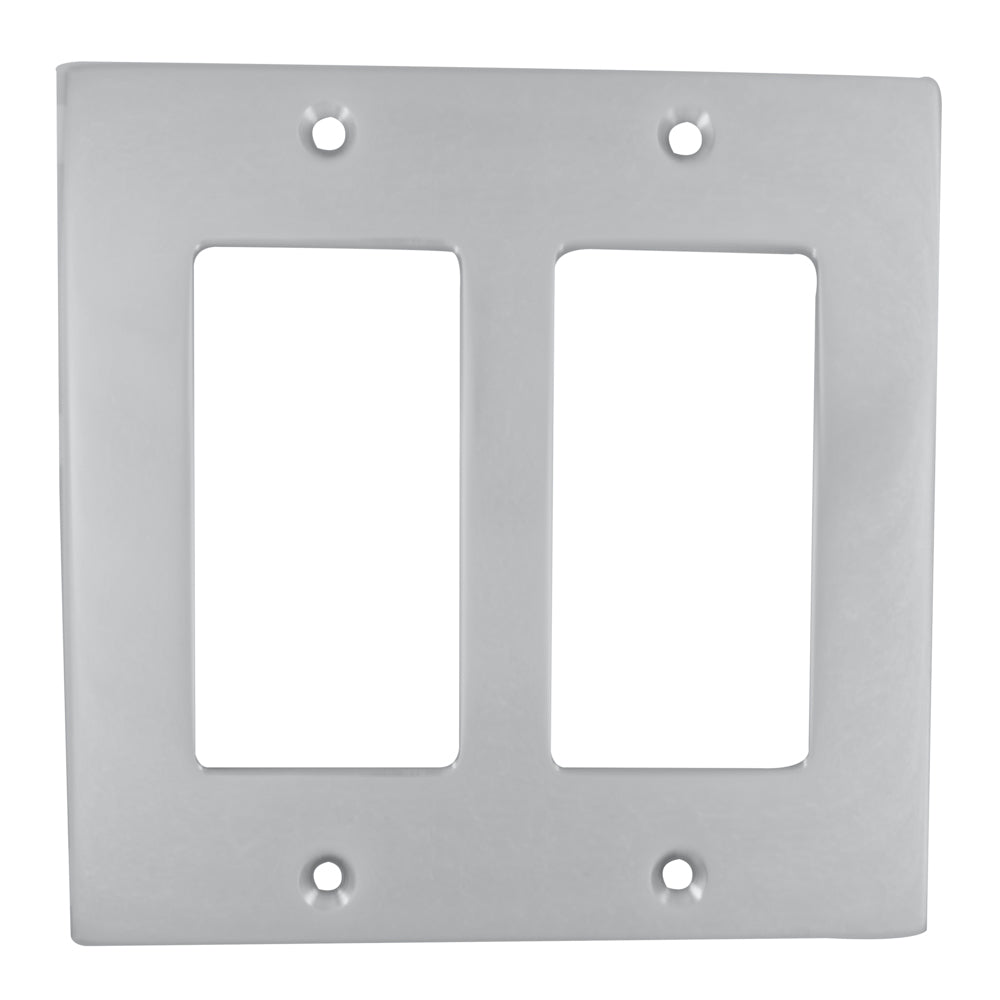 Omnia 8023/D Double Rocker Switchplate