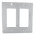 Omnia 8023/D Double Rocker Switchplate