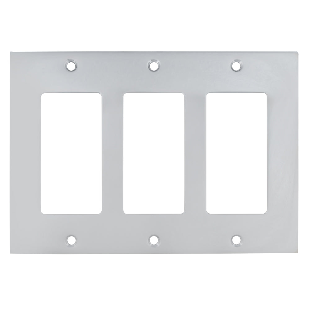 Omnia 8023/T Triple Rocker Switchplate