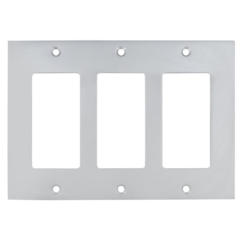 Omnia 8023/T Triple Rocker Switchplate
