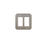 Omnia 8024/D Switchplate Double Toggle
