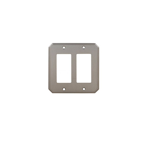 Omnia 8024/D Switchplate Double Toggle