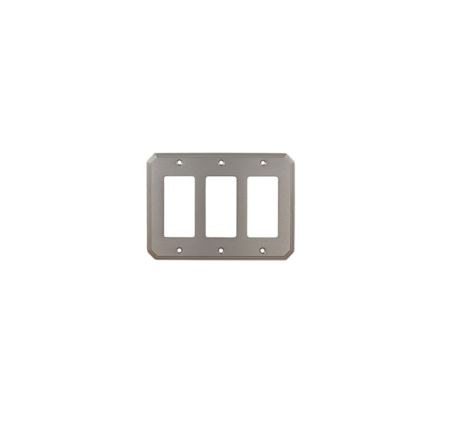 Omnia 8024/T Switchplate Triple Toggle