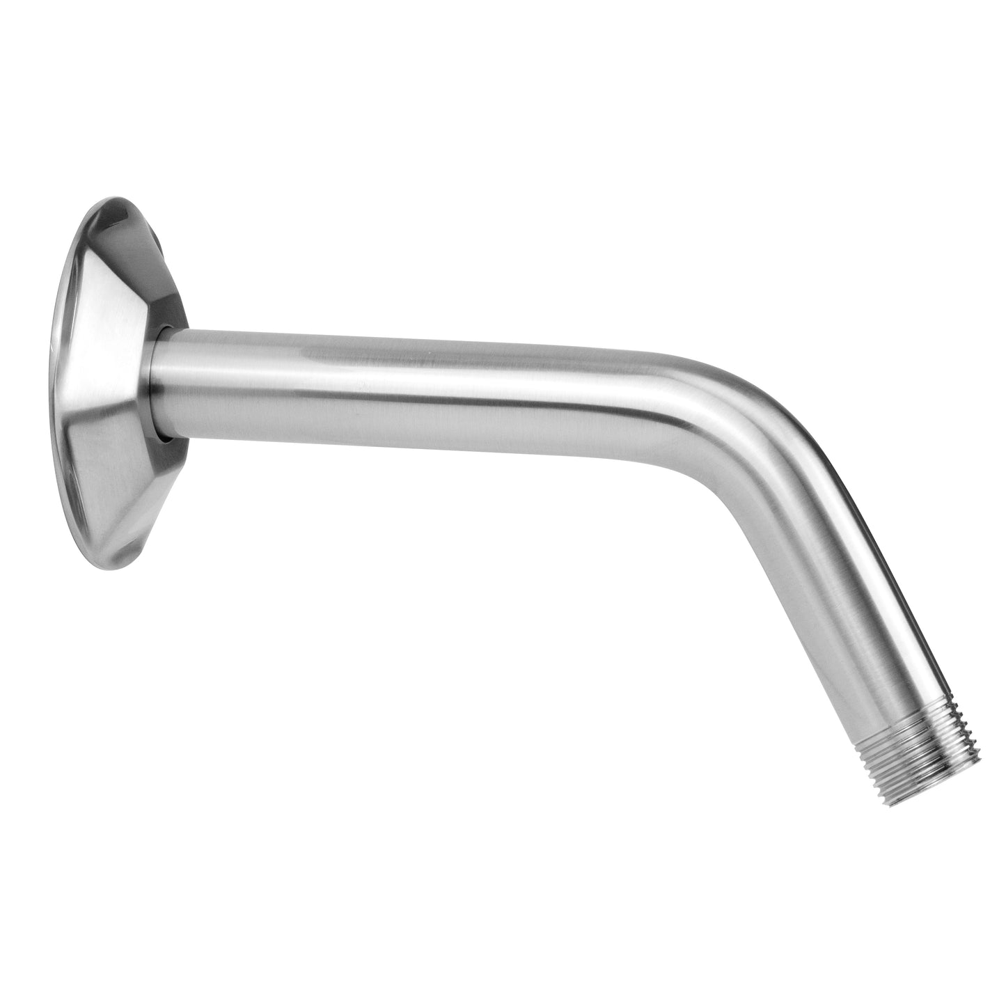 Jaclo 8043-E17 8" 60° Brass Showerarm With Hex Escutcheon - Parent