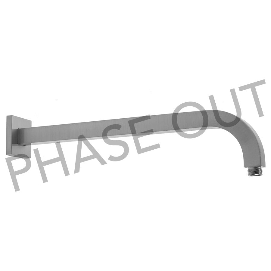 Jaclo 8075 16" 90° Square Rounded Showerarm & Escutcheon - Parent