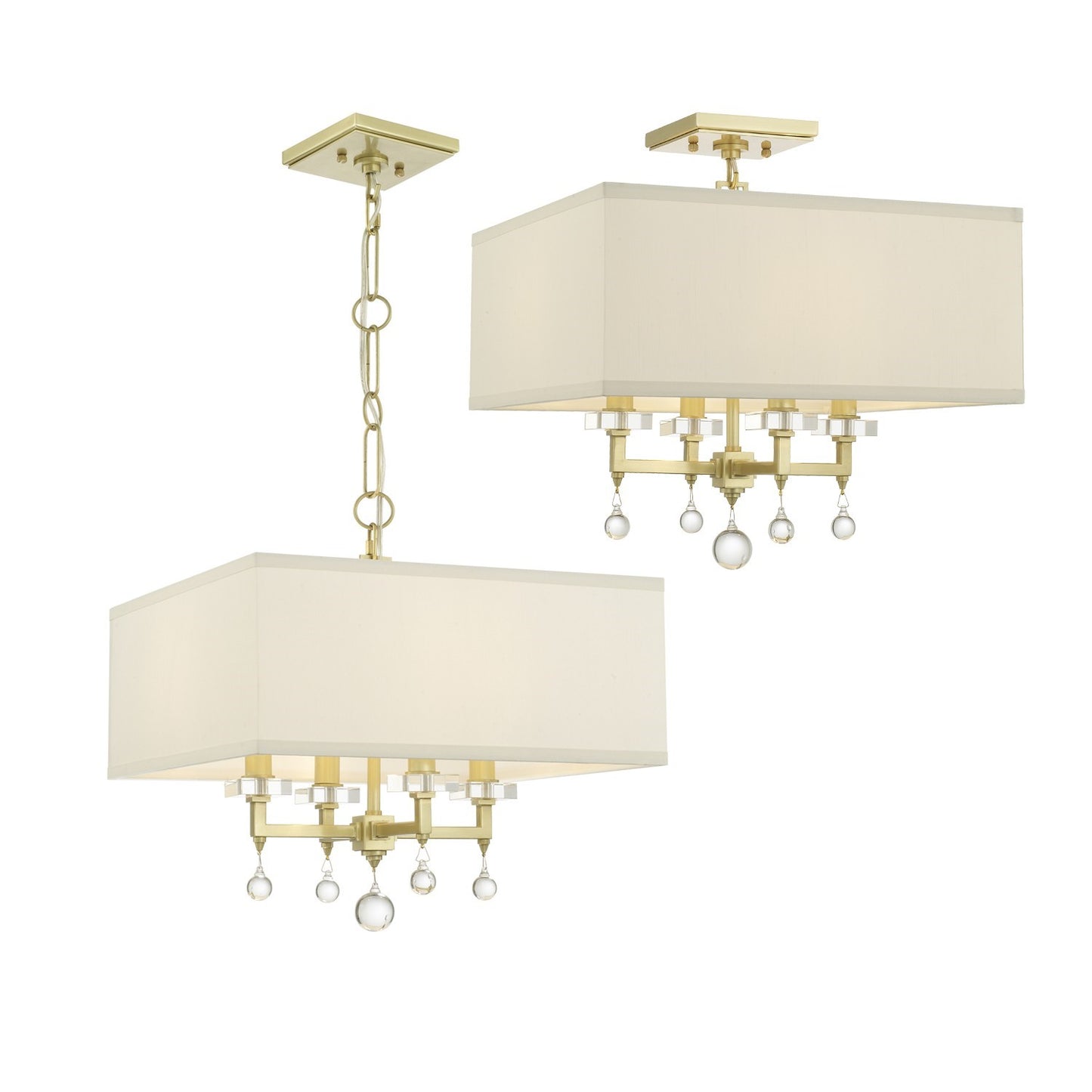 Crystorama 8105 Paxton 4 Light Mini Chandelier - Parent
