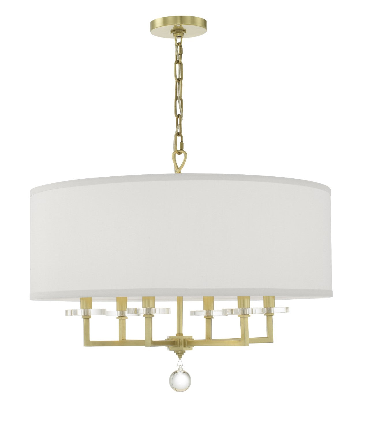 Crystorama 8116 Paxton 6 Light Chandelier - Parent