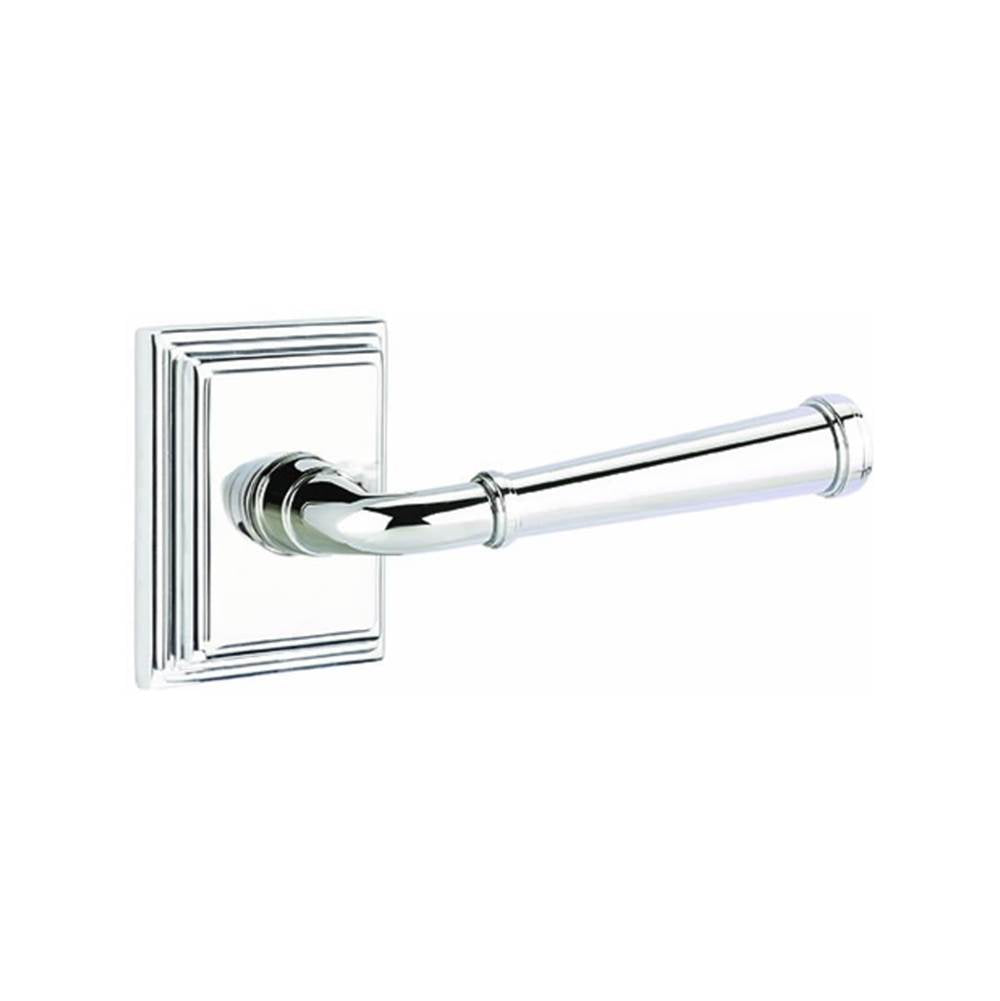 Emtek 8561ME Dummy , Wilshire Rosette , Merrimack Lever