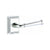 Emtek 8561ME Dummy , Wilshire Rosette , Merrimack Lever