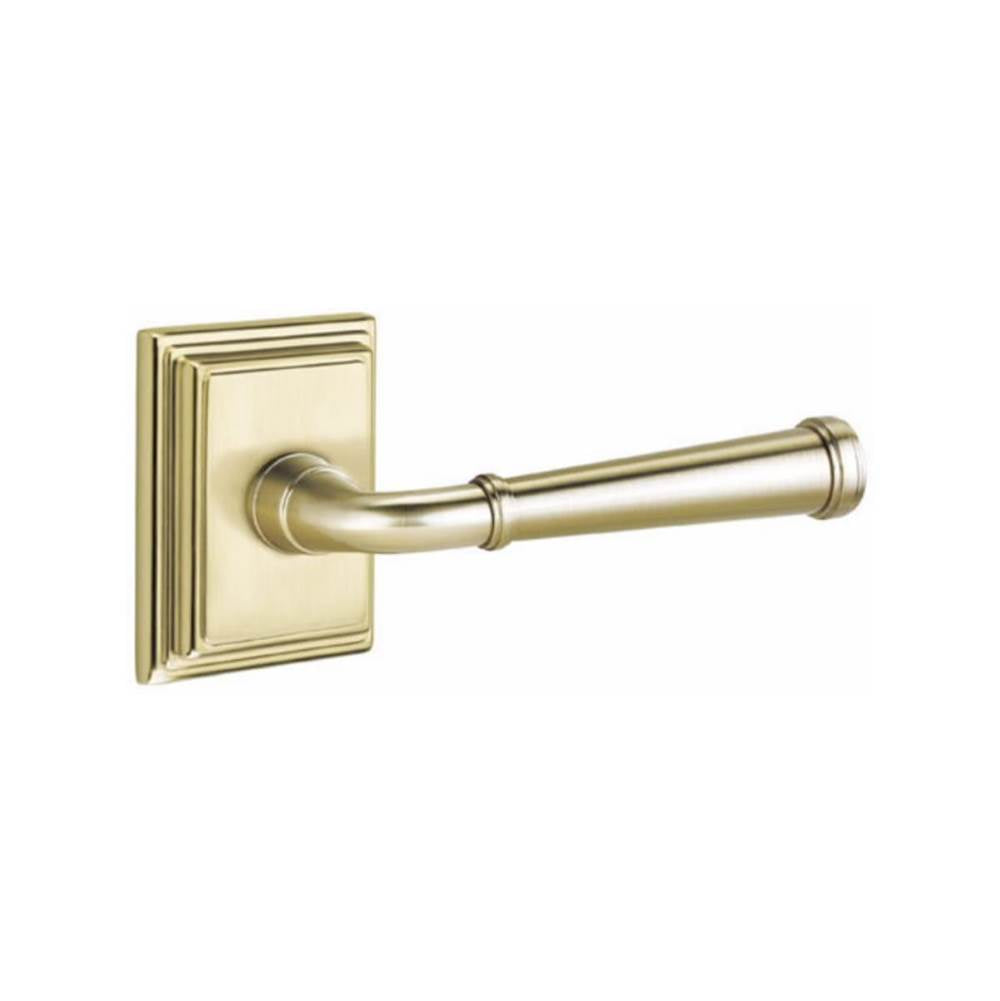 Emtek 8561ME Dummy , Wilshire Rosette , Merrimack Lever