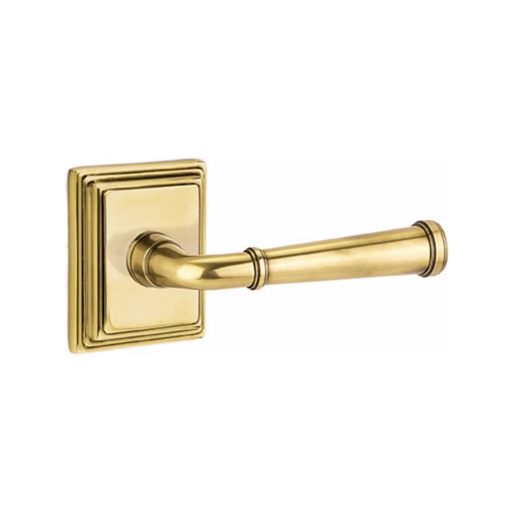 Emtek 8561ME Dummy , Wilshire Rosette , Merrimack Lever