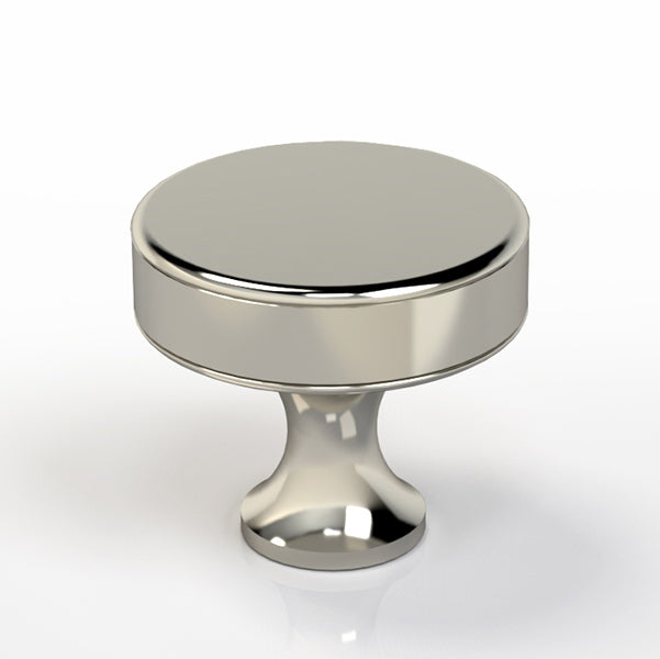 Water Street 8566CH Hudson 1 - 1/2'' Coin Flat Knob - Hammered - Parent