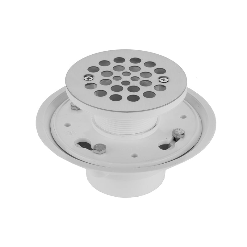 Jaclo 86563 2" Or 3" Pvc Complete Round Shower Drain - Parent