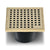 QM Drains 88.100.04 Lagos Series Mira Line 4" Square Drain