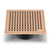 QM Drains 88.100.06 Lagos Series Mira Line 5 3/4" Square Drain
